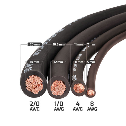 PRV PW4AWG-BLACK 50ft Roll