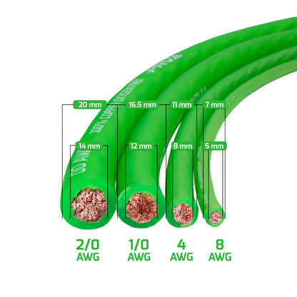 PRV PW4AWG-NEON GREEN 50ft Roll