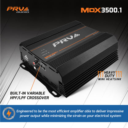 PRV MDX3500.1 0.5 Ohm Amplifier