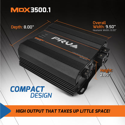 PRV MDX3500.1 0.5 Ohm Amplifier