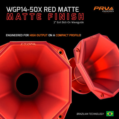 PRV WGP14-50X RED MATTE Waveguide