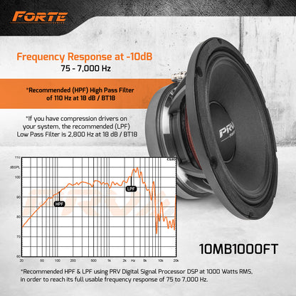 PRV 10MB1000FT Midbass