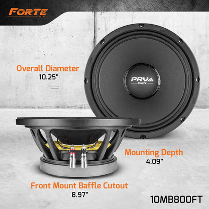 PRV 10MB800FT Midbass
