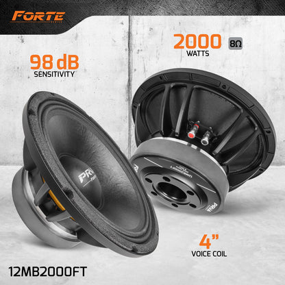 PRV 12MB2000FT Midbass