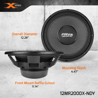 PRV 12MR2000X-NDY Midrange