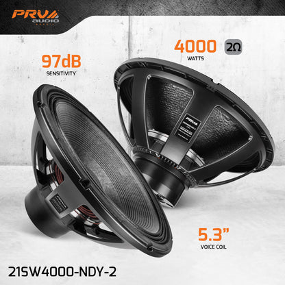 PRV 21SW4000-NDY-2 Subwoofer