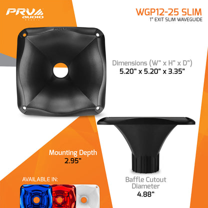 PRV WGP12-25 SLIM Waveguide