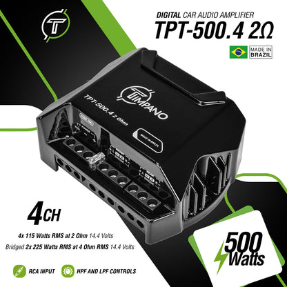 500 Watts Car Stereo Bundle