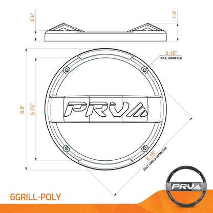 PRV 6GRILL-POLY Grill