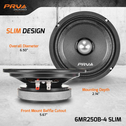 PRV 6MR250B-4 SLIM Midrange