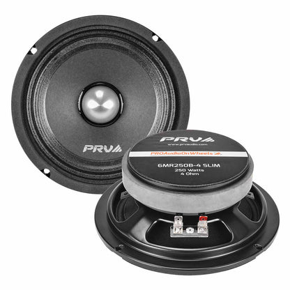 6.5” PRO Audio Bullet Speakers & Tweeters + Amplifier Bundle