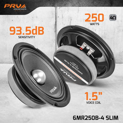 PRV 6MR250B-4 SLIM Midrange