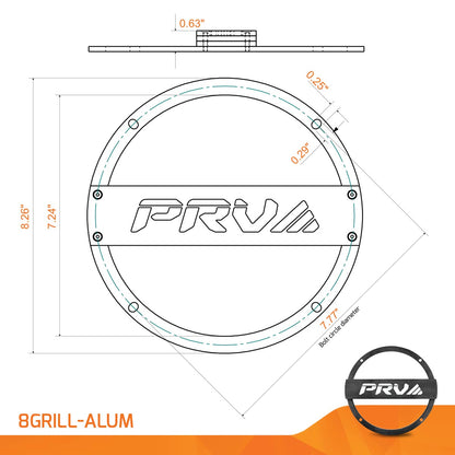 PRV 8GRILL-ALUM Grill