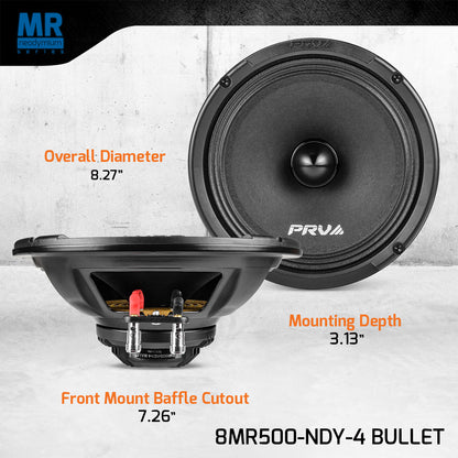 PRV 8MR500-NDY-4 BULLET Midrange