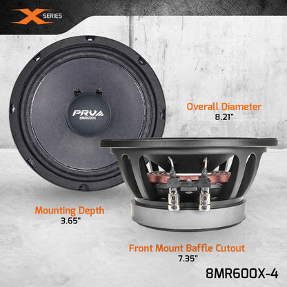 PRV 8MR600X-4 Midrange