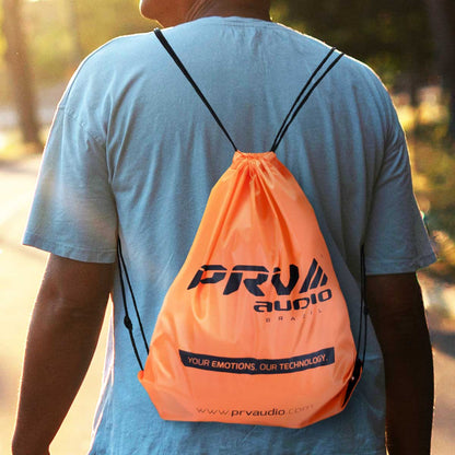 PRV Orange Drawstring Bag