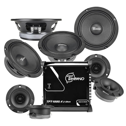 1000 Watts Car Stereo Bundle