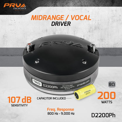 PRV Vocal Horn Driver + Tweeters Bundle