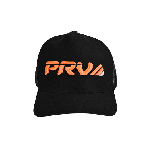 PRV Black Trucker's Hat