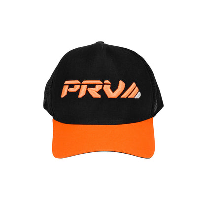 PRV Black and Orange Trucker's Hat