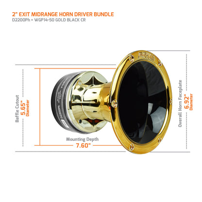 PRV Vocal Horn Driver + Tweeters Bundle