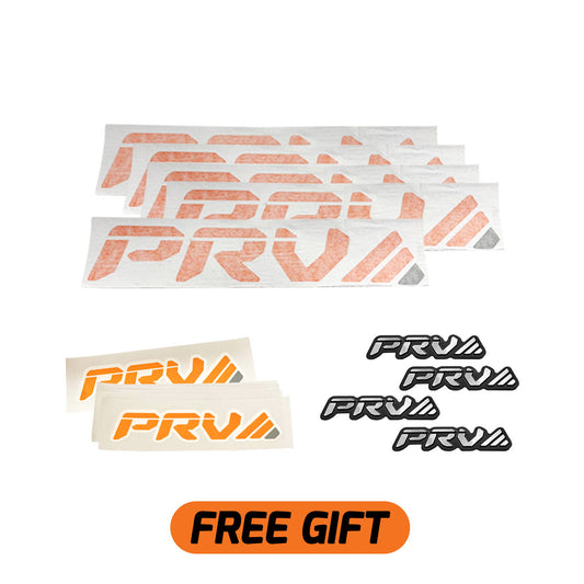 PRV Sticker & Badge Kit FREE GIFT