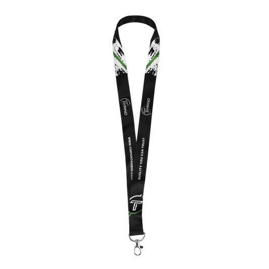 TPT Black and Green Lanyard