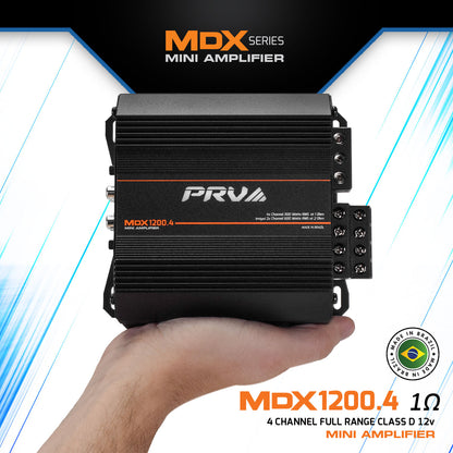 PRV MDX1200.4 1 Ohm Amplifier