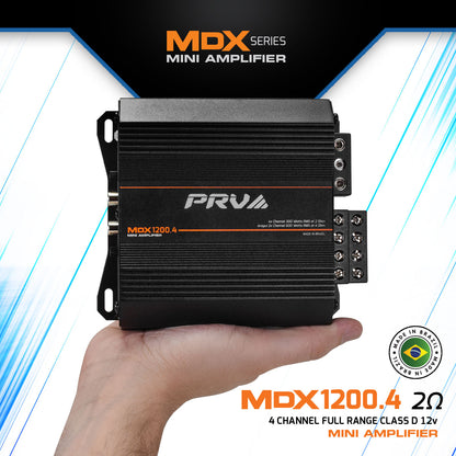 PRV MDX1200.4 2 Ohm Amplifier