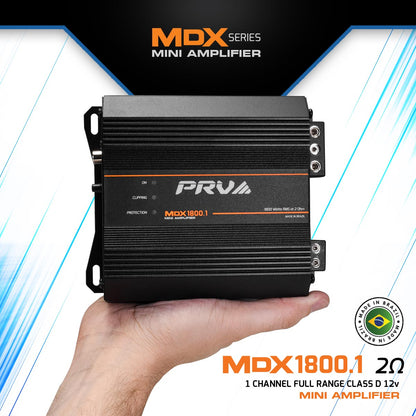 PRV MDX1800.1 2 Ohm Amplifier