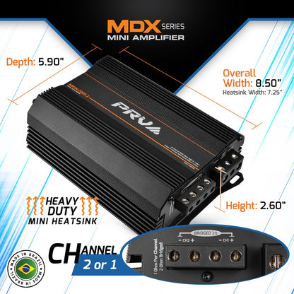 PRV MDX2000.2 1 Ohm Amplifier