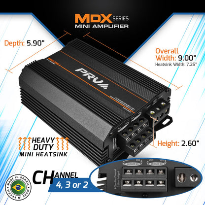 PRV MDX2000.4 1 Ohm Amplifier