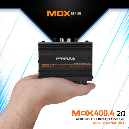 PRV MDX400.4 2 Ohm Amplifier