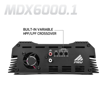 PRV MDX6000.1 0.5 Ohm Amplifier