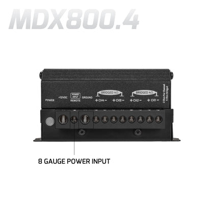 PRV MDX800.4 2 Ohm Amplifier