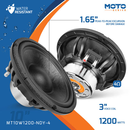 PRV MT10W1200-NDY-4 Woofer