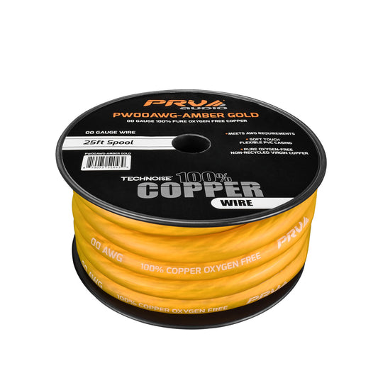 PRV PW00AWG-AMBER GOLD 25ft Roll