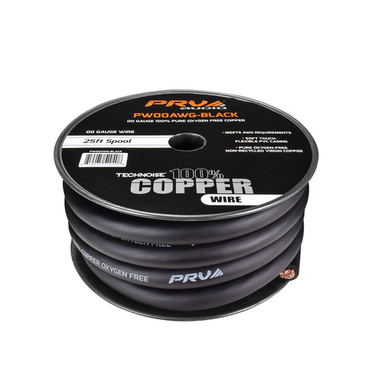 PRV PW00AWG-BLACK 25ft Roll