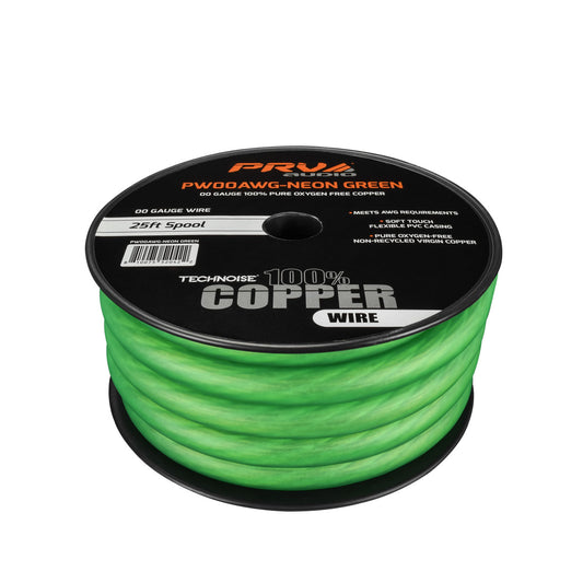 PRV PW00AWG-NEON GREEN 25ft Roll