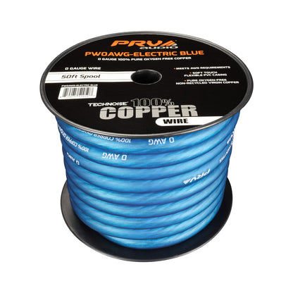 PRV PW0AWG-ELECTRIC BLUE 50ft Roll