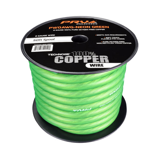 PRV PW0AWG-NEON GREEN 50ft Roll