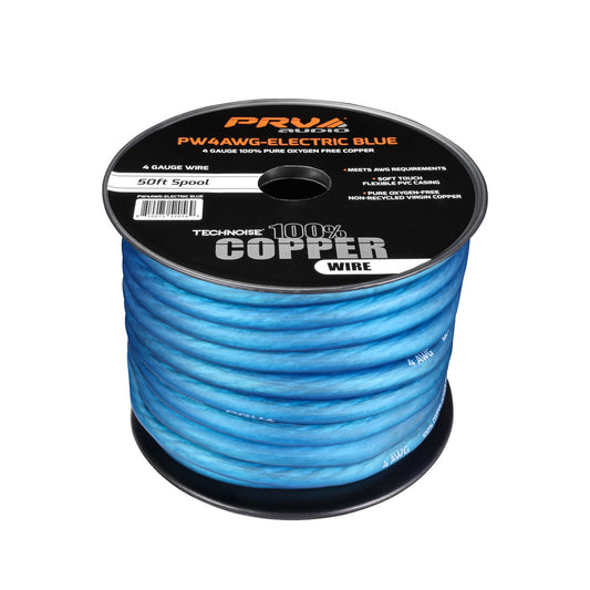 PRV PW4AWG-ELECTRIC BLUE 50ft Roll