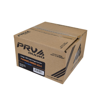 PRV PW8AWG-AMBER GOLD 100ft Roll