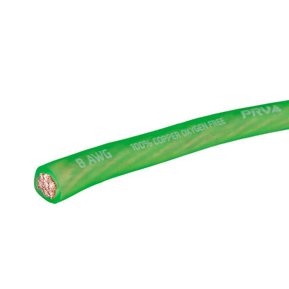 PRV PW8AWG-NEON GREEN 100ft Roll