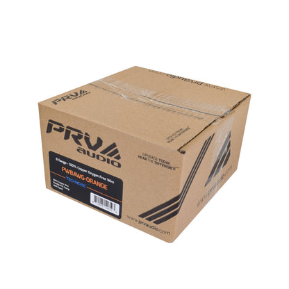 PRV PW8AWG-ORANGE 100ft Roll