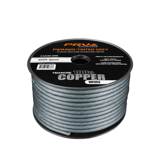 PRV PW8AWG-TINTED GREY 100ft Roll