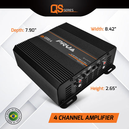 PRV QS1200.4 2 Ohm Amplifier