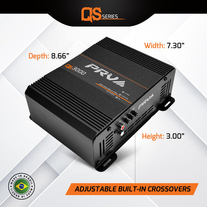 PRV QS3000 2 Ohm Amplifier