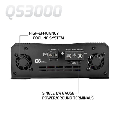 PRV QS3000 2 Ohm Amplifier