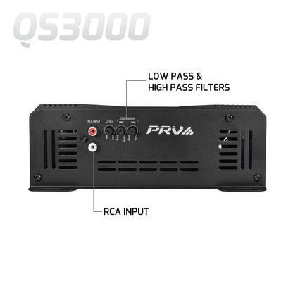 PRV QS3000 1 Ohm Amplifier